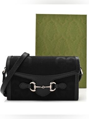 GUCCI 1955 Horsebit Jumbo GG Mini Crossbody Bag